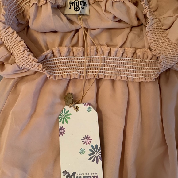 NWT Show Me Your Mumu Hacienda Maxi Dress Small Small Stain @ Hem - Picture 10 of 12